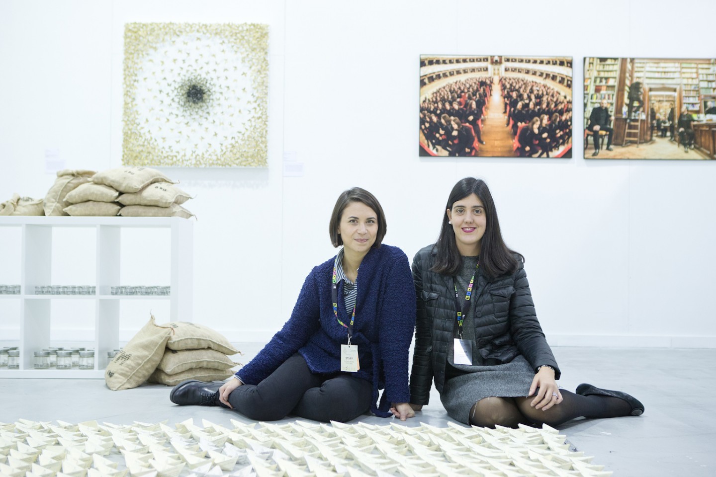 Le curatrici Corradina Rosetti e Ylenia Rose Testore