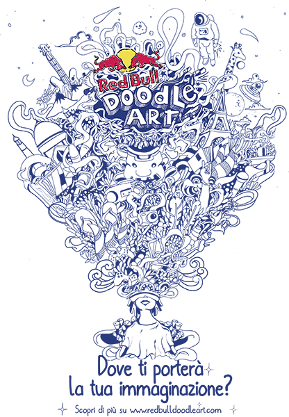 red bull doodle art 2017 key art IT