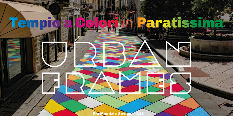 tempio a colori in paratissima urban frames